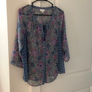 J Jill blouse small petite.